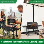 Heavy-Duty Oversized Charcoal Grill for Backyard