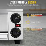 16" Countertop Commercial Pizza Oven with Grill Rack