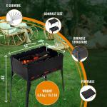 CKG Heavy Duty Portable Charcoal BBQ Grill