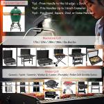 Solar and USB-C Grill Lights for Outdoor Cooking