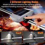 Solar and USB-C Grill Lights for Outdoor Cooking