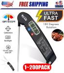Instant Read Digital Meat Thermometer for Grilling