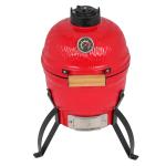 13" Round Kamado Charcoal Grill with Thermometer