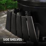 Kamado Charcoal Grill with Side Shelves