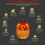 Kamado 13" Portable Charcoal Grill - Egg Style