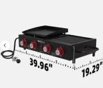 Royal Gourmet 4-Burner Tailgater Grill & Griddle