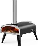 Outdoor 12" Wood Fired Pizza Oven - Black