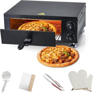 Countertop Electric Pizza Oven with Timer 1100W