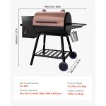WiFi Wood Pellet Grill Smoker for Outdoor Cooking