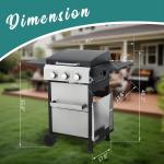 3 Burner Gas Grill and Griddle Combo