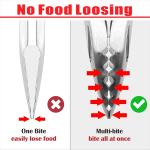 18-Inch BBQ Tools Set with Tongs, Spatula, Fork