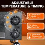 Countertop Electric Pizza Oven with Timer 1100W