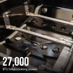 Expert Grill 3-Burner Propane Grill with Wheels