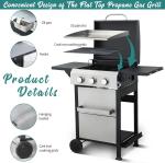 3 Burner Gas Grill and Griddle Combo