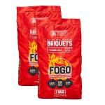 FOGO All-Natural Coconut Charcoal Briquettes, 2-Pack