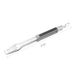 Stainless Steel BBQ Tongs in Black and Gray