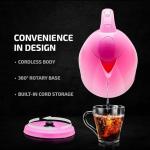 Ovente 1.7L Electric Kettle - Fast Boil Pink