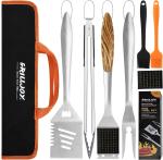 8-Piece Heavy Duty Stainless Steel BBQ Grill Tools Set