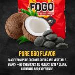 FOGO All-Natural Coconut Charcoal Briquettes, 2-Pack