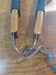 17" Wooden Handled Grill Tongs with Grips