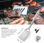 8-Piece Heavy Duty Stainless Steel BBQ Grill Tools Set