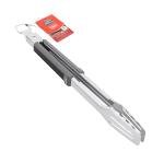 Stainless Steel BBQ Tongs in Black and Gray