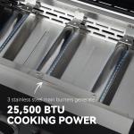 Royal Gourmet 3-Burner Portable Gas Griddle