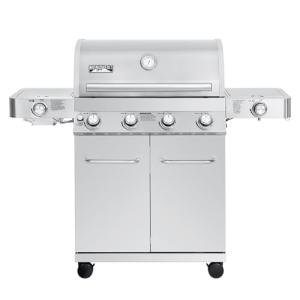 Monument Grills 4-Burner Propane Gas Grill with Thermometer