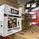 Weber Traveler Portable Propane Gas Grill - Black