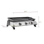 Royal Gourmet 3-Burner Portable Propane Grill