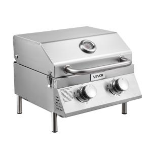 VEVOR Portable 2-Burner Tabletop Propane Grill