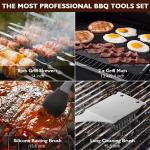 Stainless Steel Grilling Tool Set with Tongs and Spatula