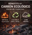 PROMADE Coconut Charcoal Briquettes for High Heat Grilling