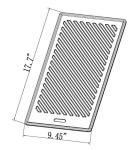 Reversible Cast Iron Cooking Plate for Grills