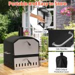 16" Outdoor Pizza Oven with Peel and Racks