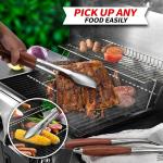 Stainless Steel BBQ Grill Tools Set with Rosewood
