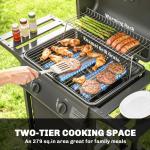 Outsunny 2-Burner Gas Grill with Wheels