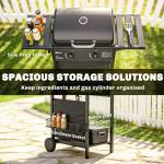 Outsunny 2-Burner Gas Grill with Wheels