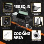 Electric Pellet Grill with Auto Feed & PID Controller