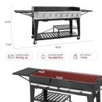 Royal Gourmet 8-Burner Gas Grill for Events