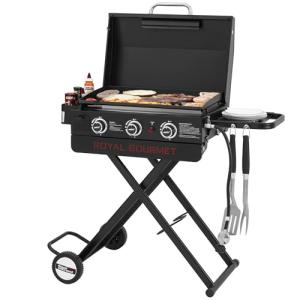 Royal Gourmet 3-Burner Portable Gas Griddle