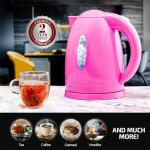 Ovente 1.7L Electric Kettle - Fast Boil Pink
