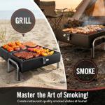 SUNLIFER Portable Charcoal Grill for Outdoor Fun