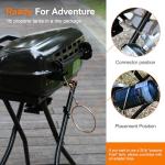 Portable Propane Gas Grill with Folding Cart