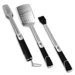 Stainless Steel BBQ Tool Set with Tongs and Spatula