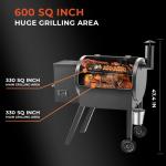 RINKMO 8-in-1 Pellet Grill & Smoker