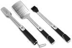 Stainless Steel BBQ Tool Set with Tongs and Spatula