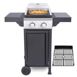 2-Burner Propane Gas BBQ and Pizza Grill