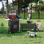 4-Burner Propane Gas Grill with Side Burner