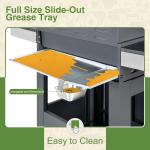 4-Burner Propane Gas Grill with Side Burner